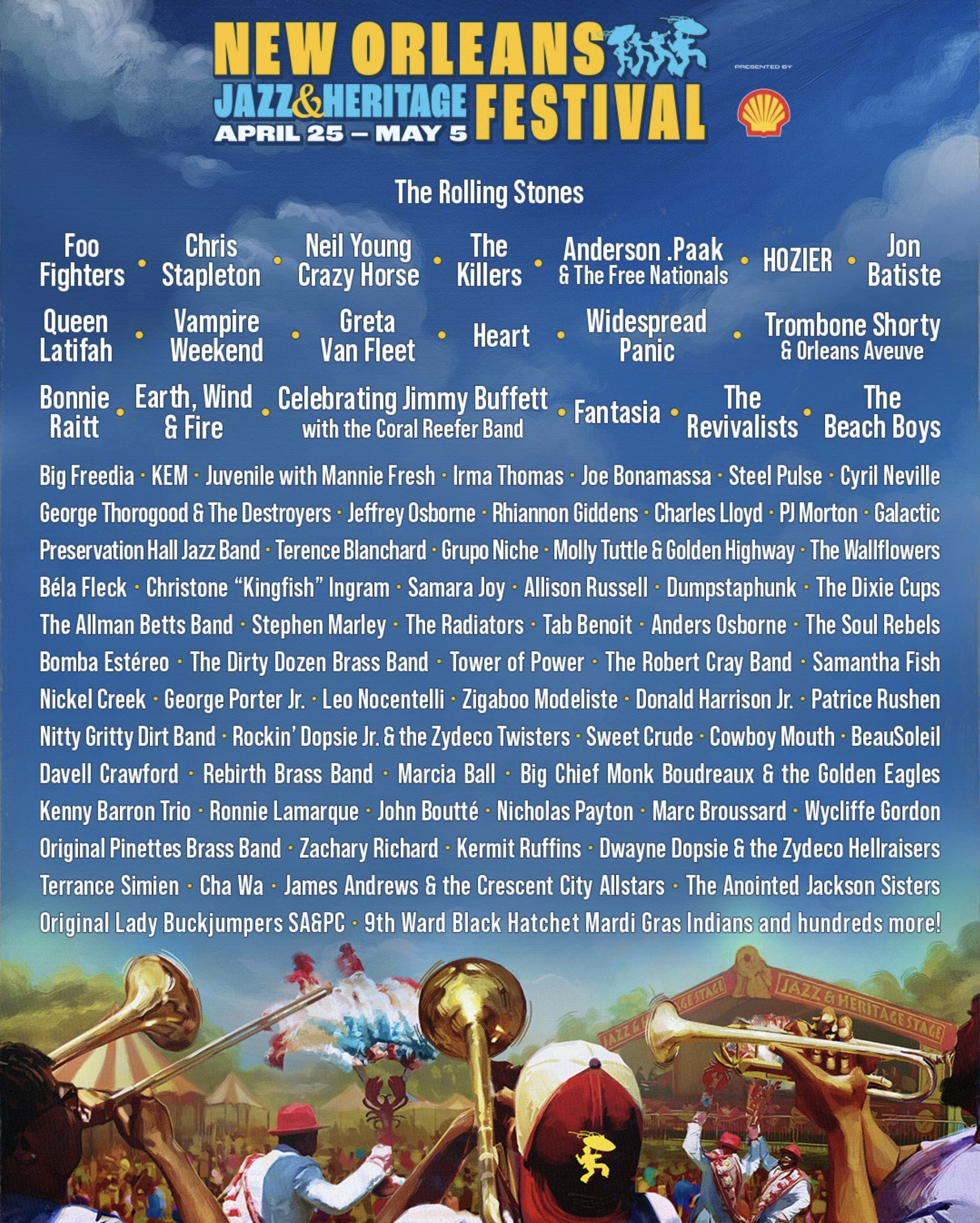New Orleans Jazz and Heritage Festival 2024 lineup