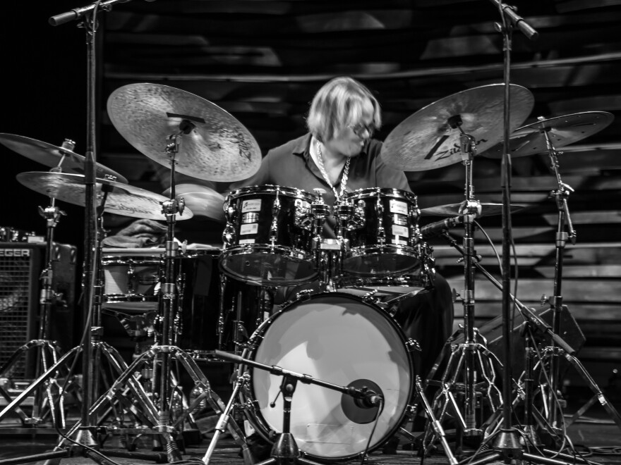 Drummer Terri Lyne Carrington performs at Arena Stage at the DC JazzFest in Washington, D.C.