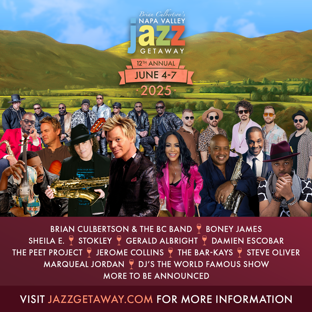 Brian Culbertson 12th Annual Napa Valley Jazz Getaway 2025 Lineup