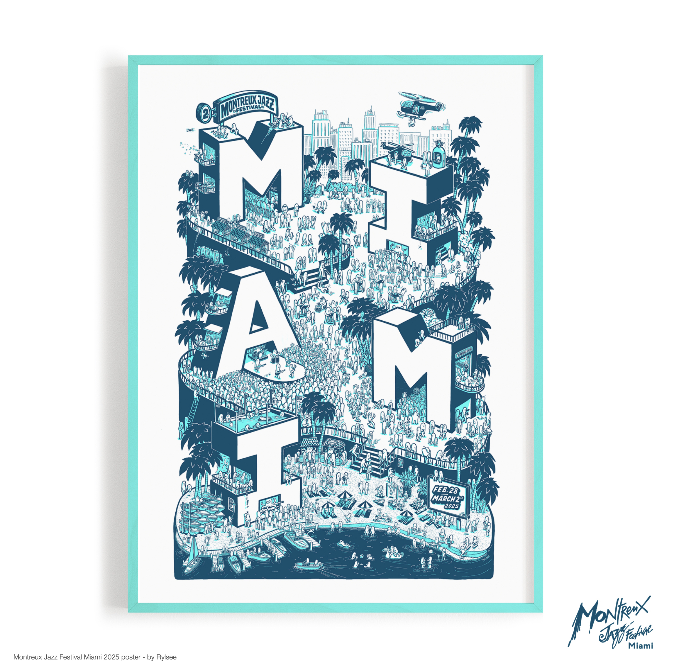 Montreux Jazz Festival Miami 2025 Poster