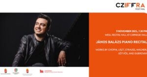 Hungarian Pianist János Balázs Carnegie Hall Debut Concert